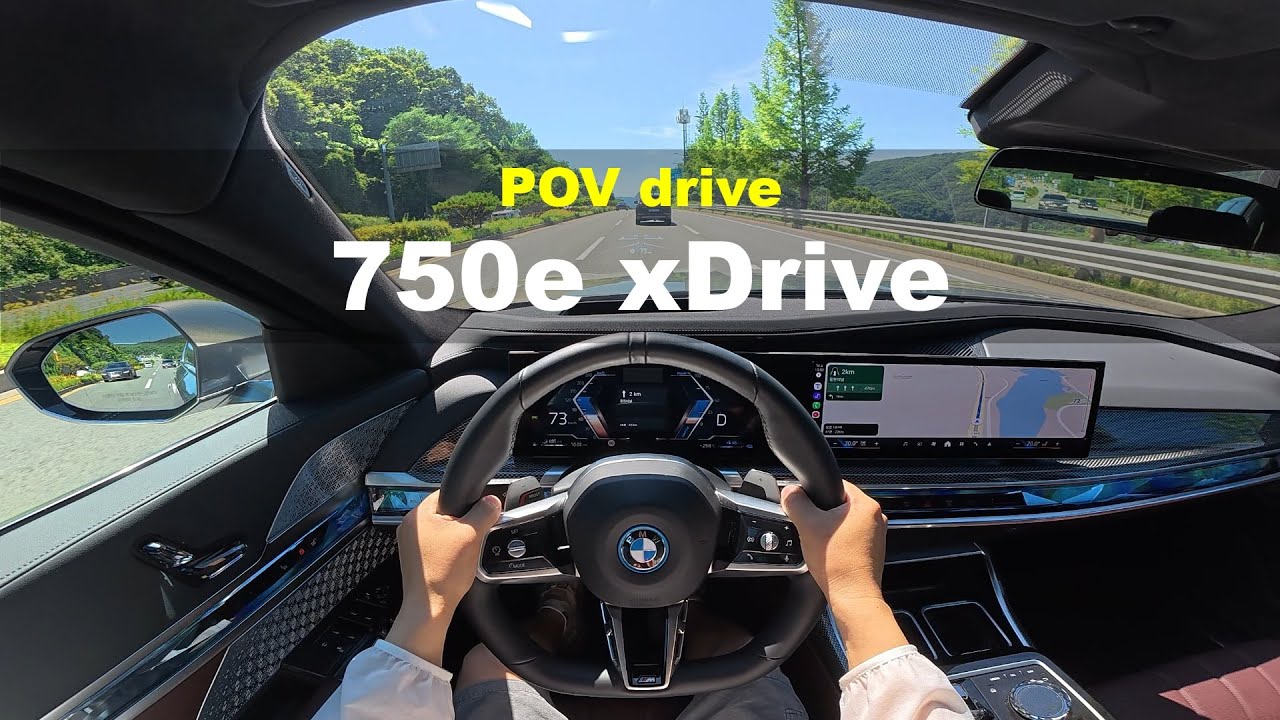 2025 BMW 750e xDrive M sport POV drive