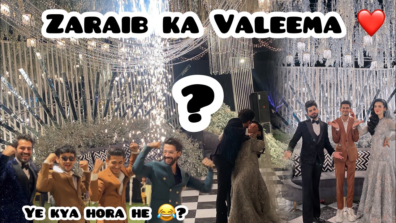 Zaraib Valeema | Zvlogs | Laraib & Zarnab | Maaz Jayzee Hussain AliArif | Kya Huwa Valeema Mein ??
