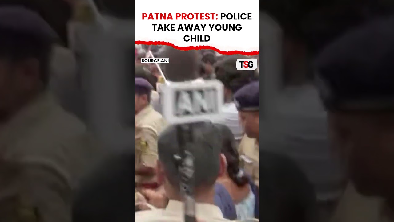 Bihar Police Take Away Child Protester! Tensions Rise At Patna Demonstration | TSG