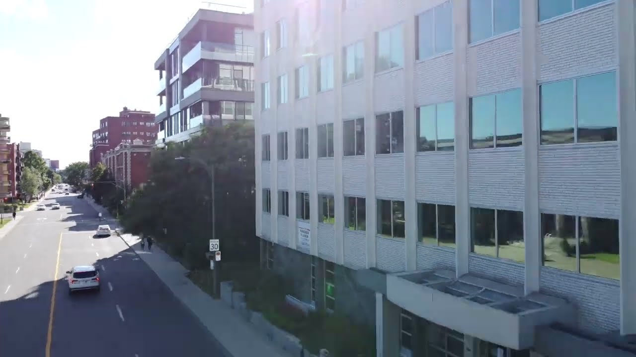 Real Estate Drone Video - 4333 St Catherine Montreal