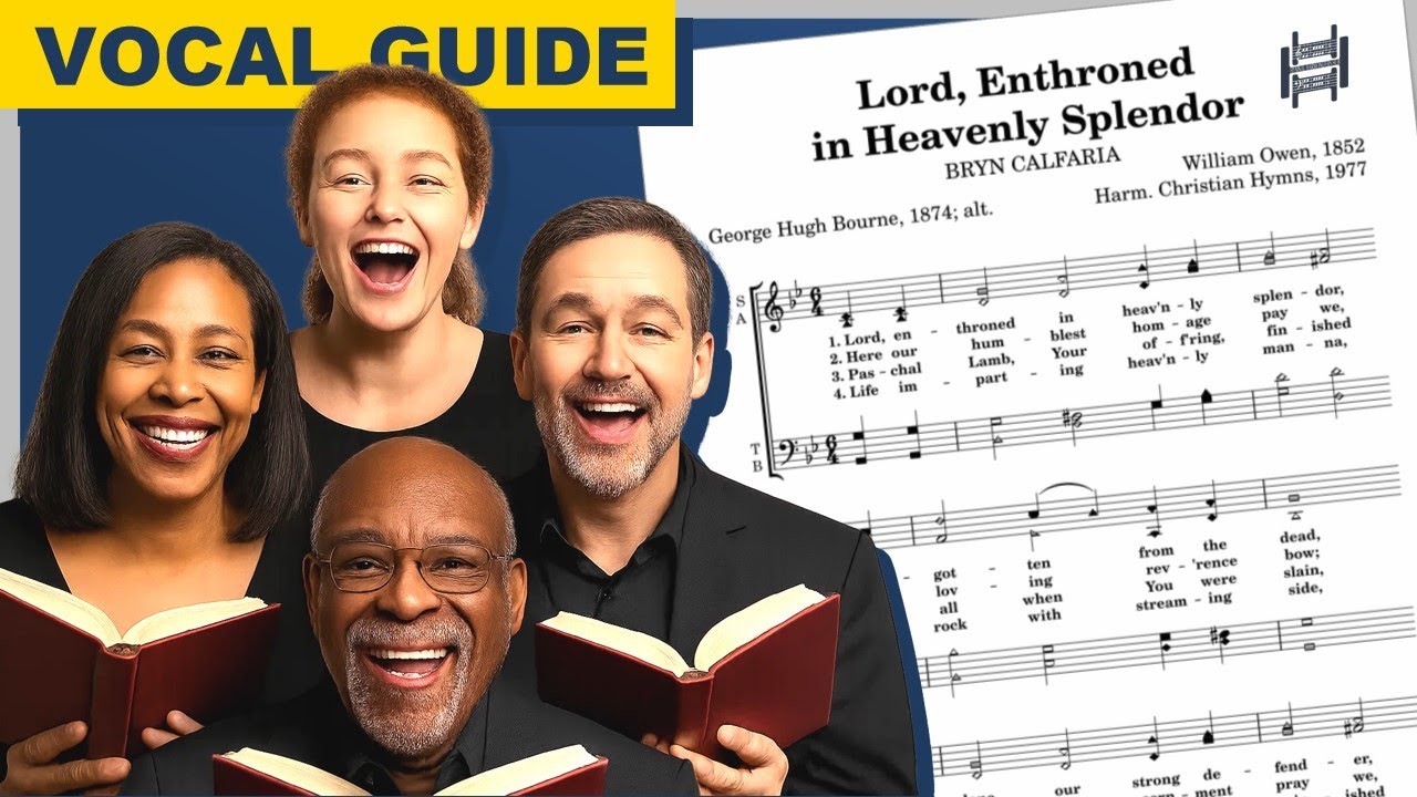 Lord, Enthroned in Heavenly Splendor | Full SATB Vocal Guide | G Minor