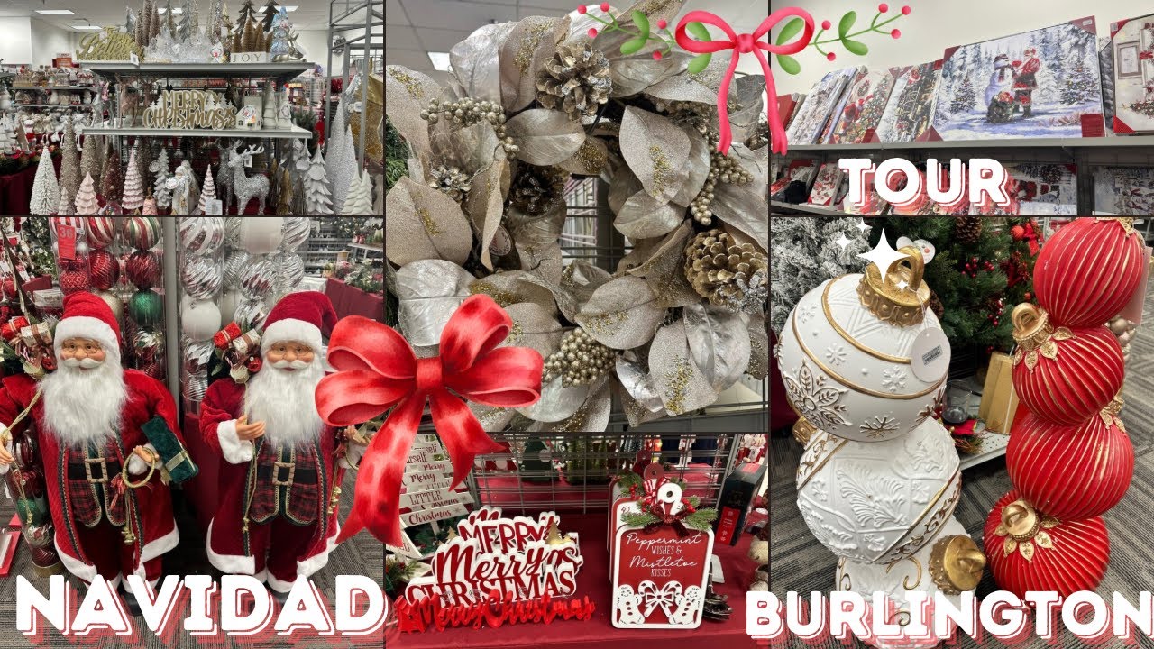 Navidad🎁 2024🎄Nueva Decoración🎅Tour por Burlington 🤶los mejores precios y gran variedad
