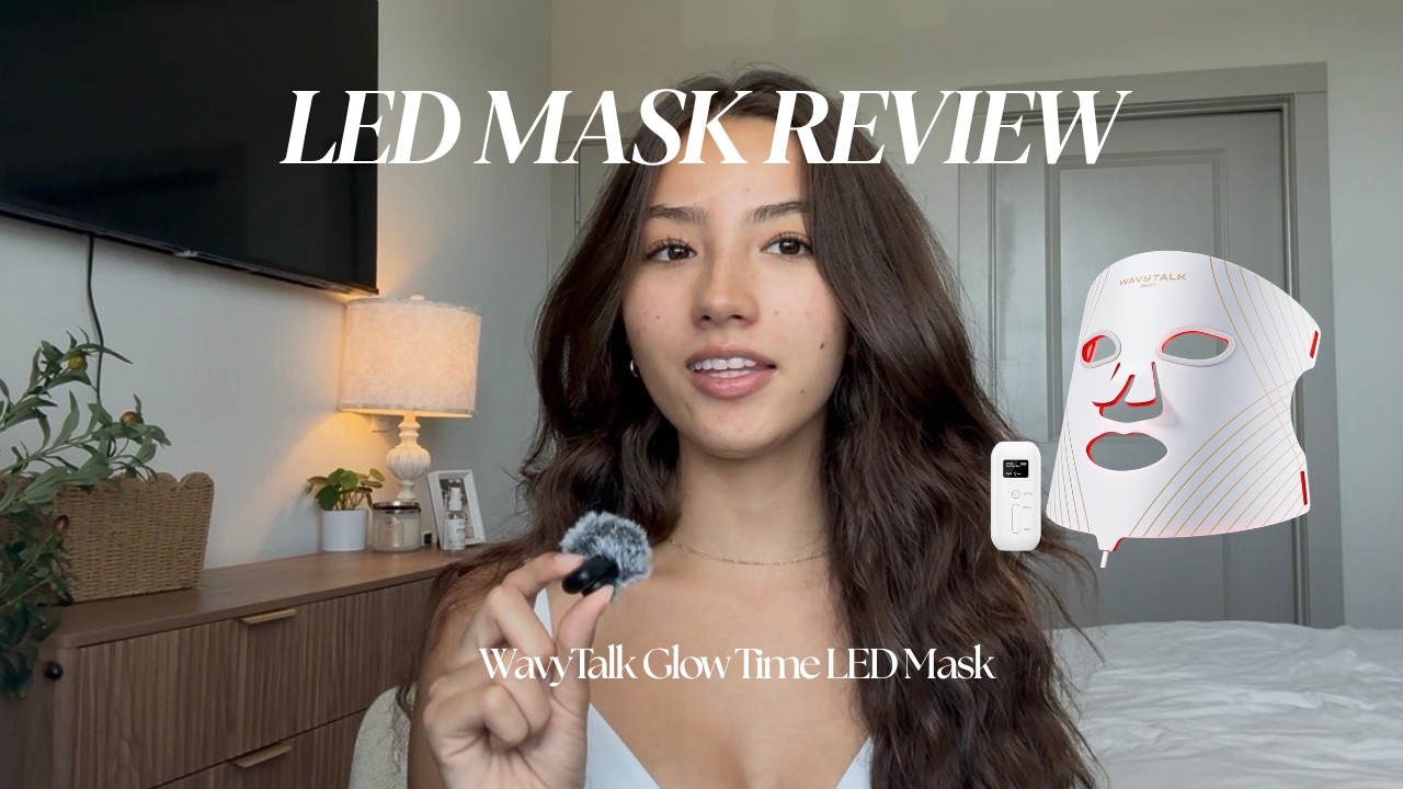 I tried LED light therapy for 6 months | wavytalk LED mask review