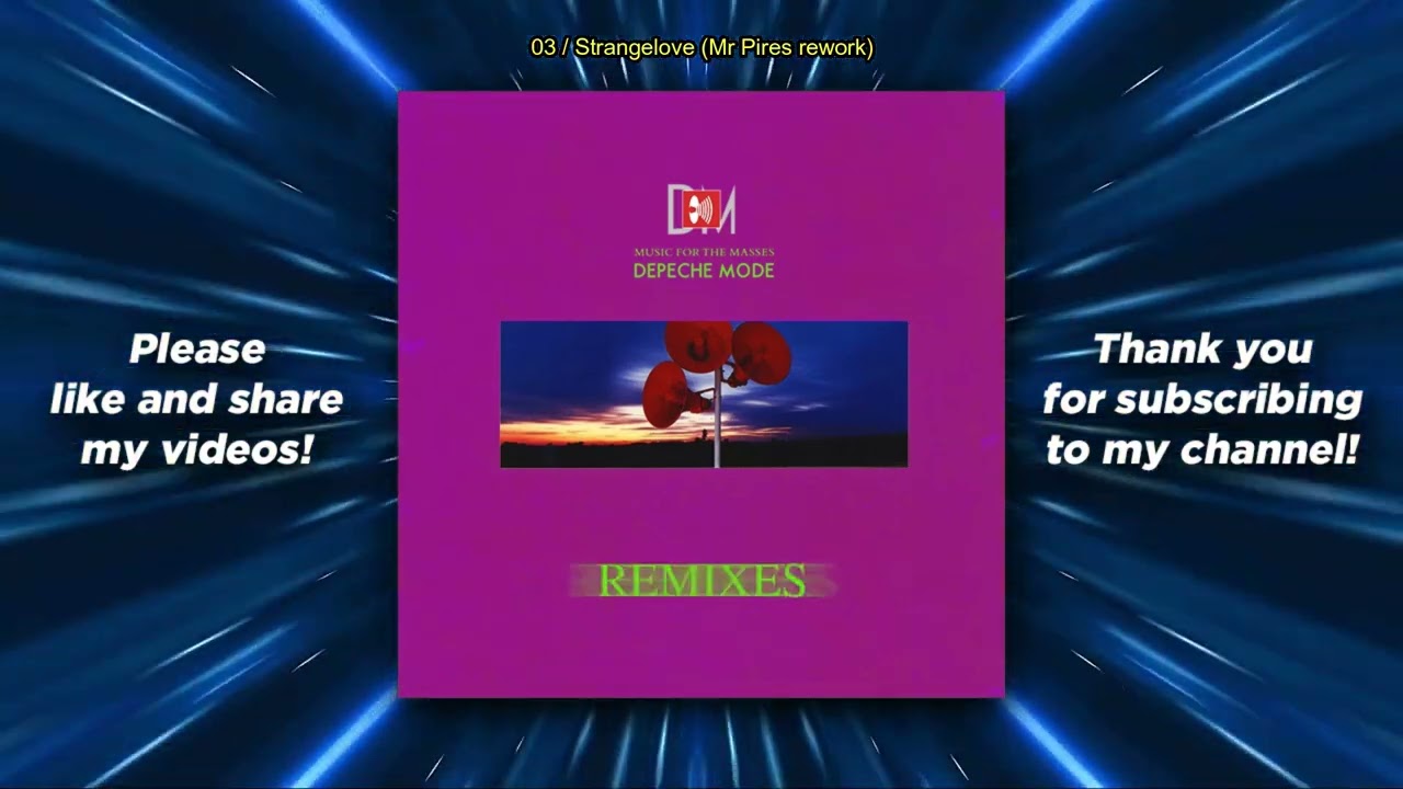 DEPECHE MODE - Music for the masses REMIXES #martingore #davegahan #violator #bestof #personaljesus