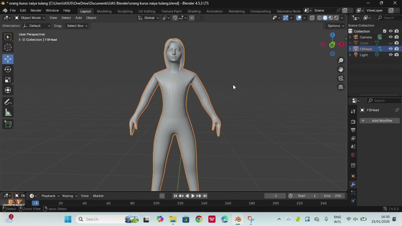 Wajah Asli Jadi Karakter 3D? Ini Caranya di Blender
