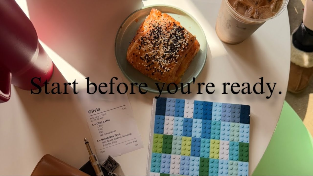 Start before you're ready.