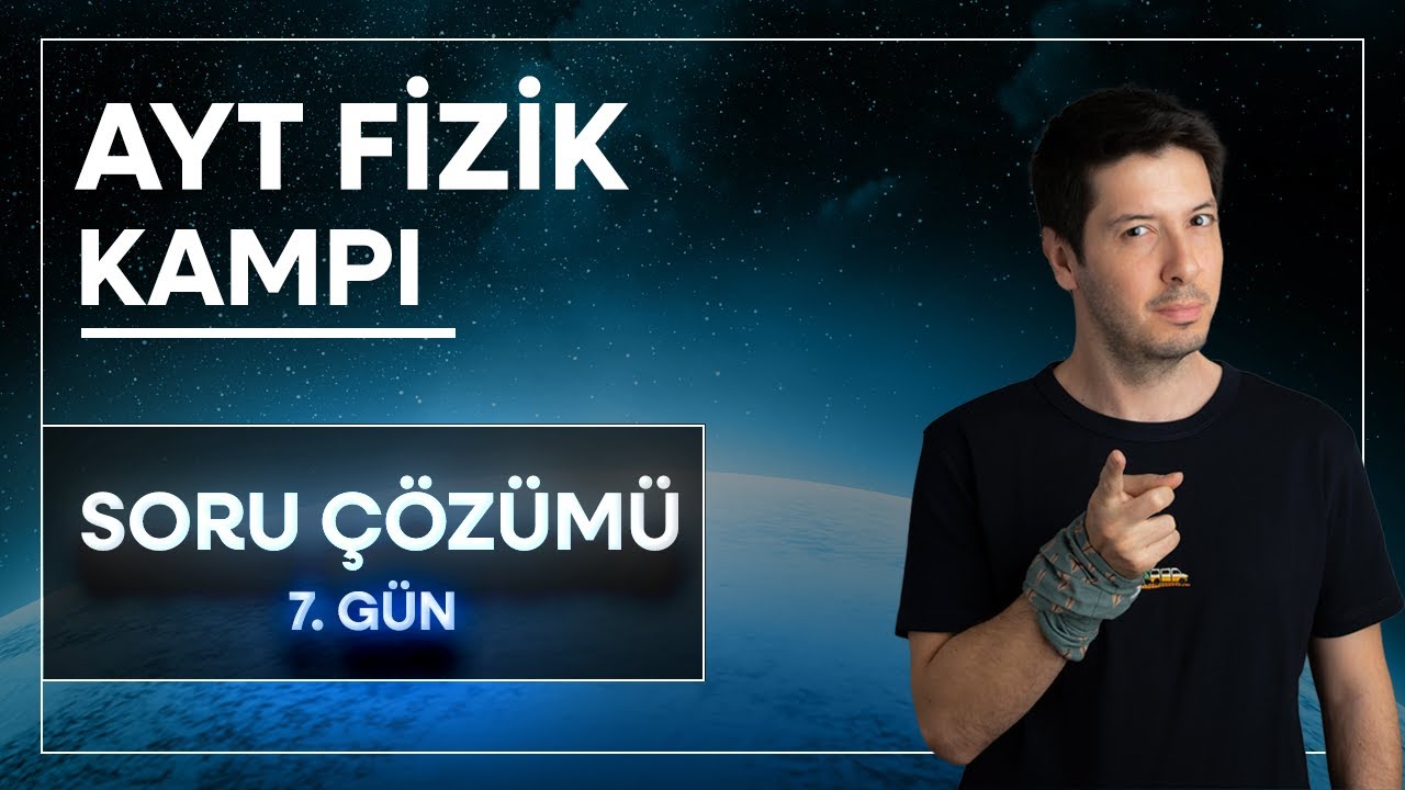 10) Sabit İvmeli Hareket  | Test Soruları ve Çözümleri / 70 Günde AYT Fizik Kampı ( 7. Gün )