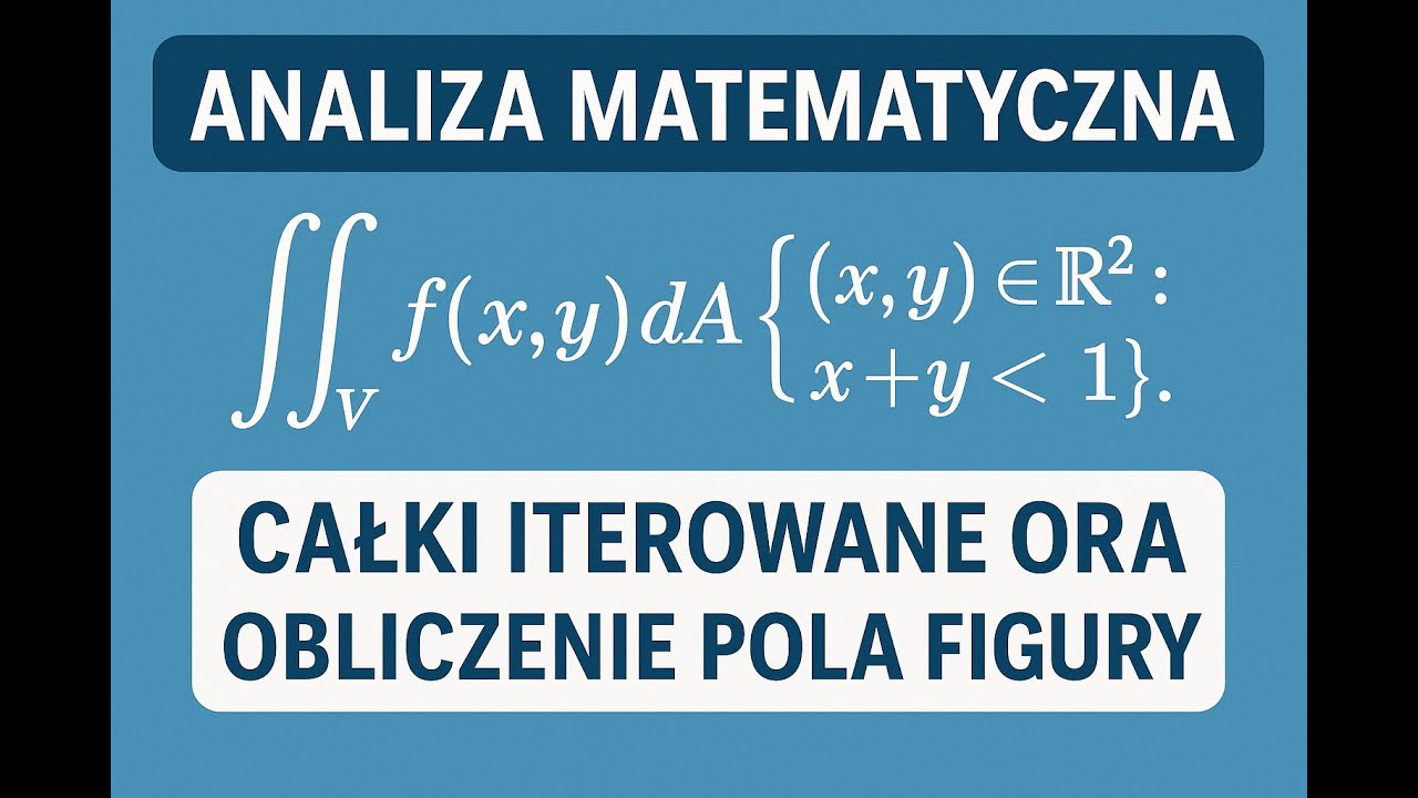 [Analiza Matematyczna] Całki iterowane oraz obliczenie pola figury