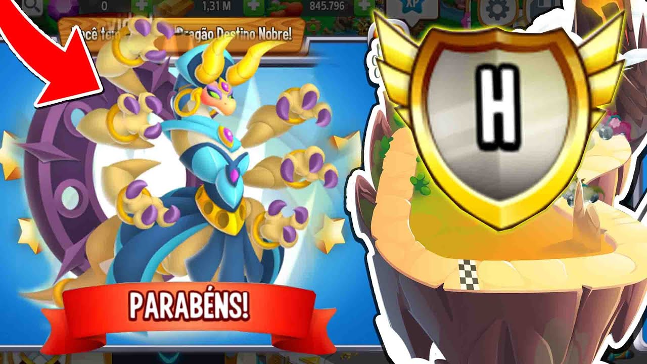 DE NOOB A PRO #15 - GANHEI A CORRIDA HERÓICA do DRAGON CITY!!
