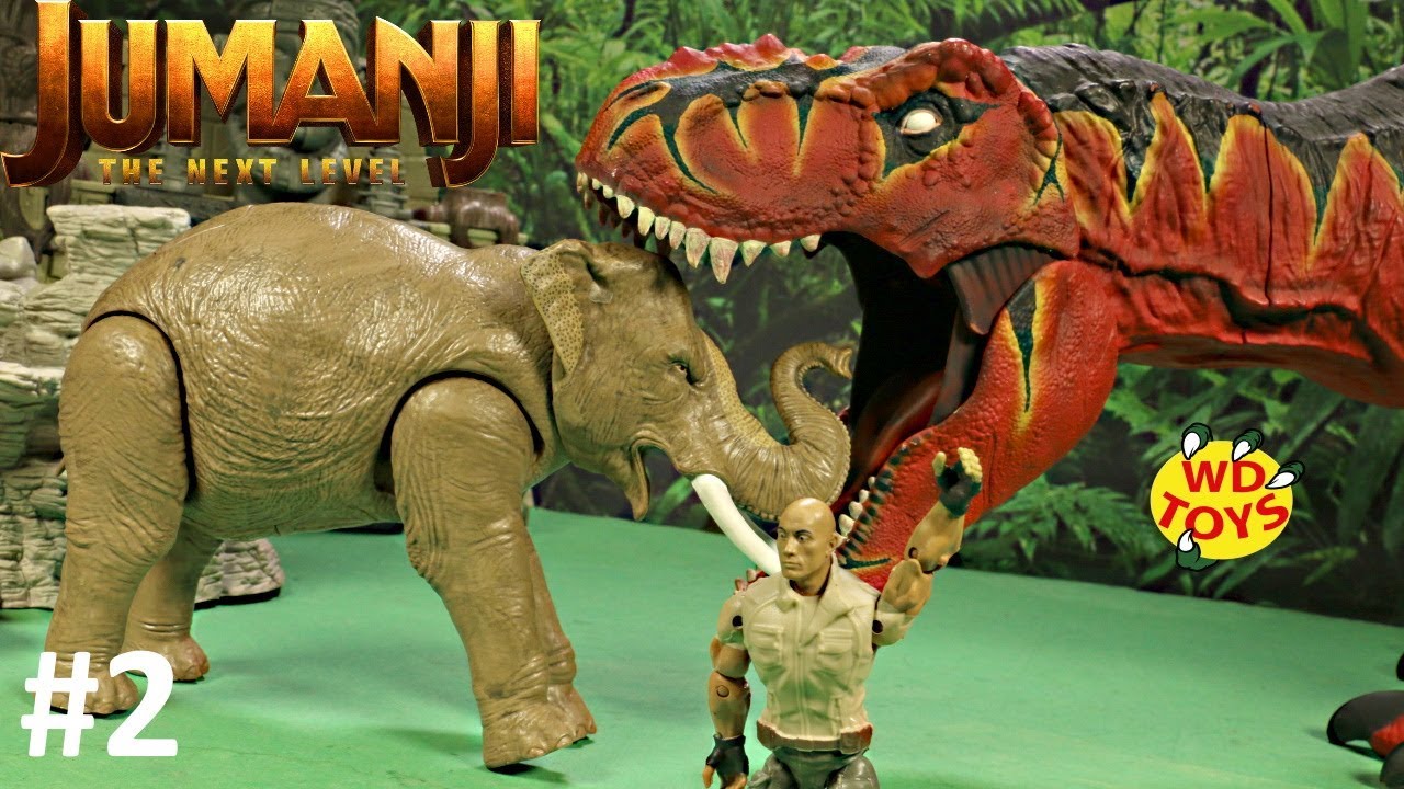 New Jumanji 3 The Next level Toys EP2 Colossal Elephant Action Figure Unboxed Dinosaur Toys Walmart