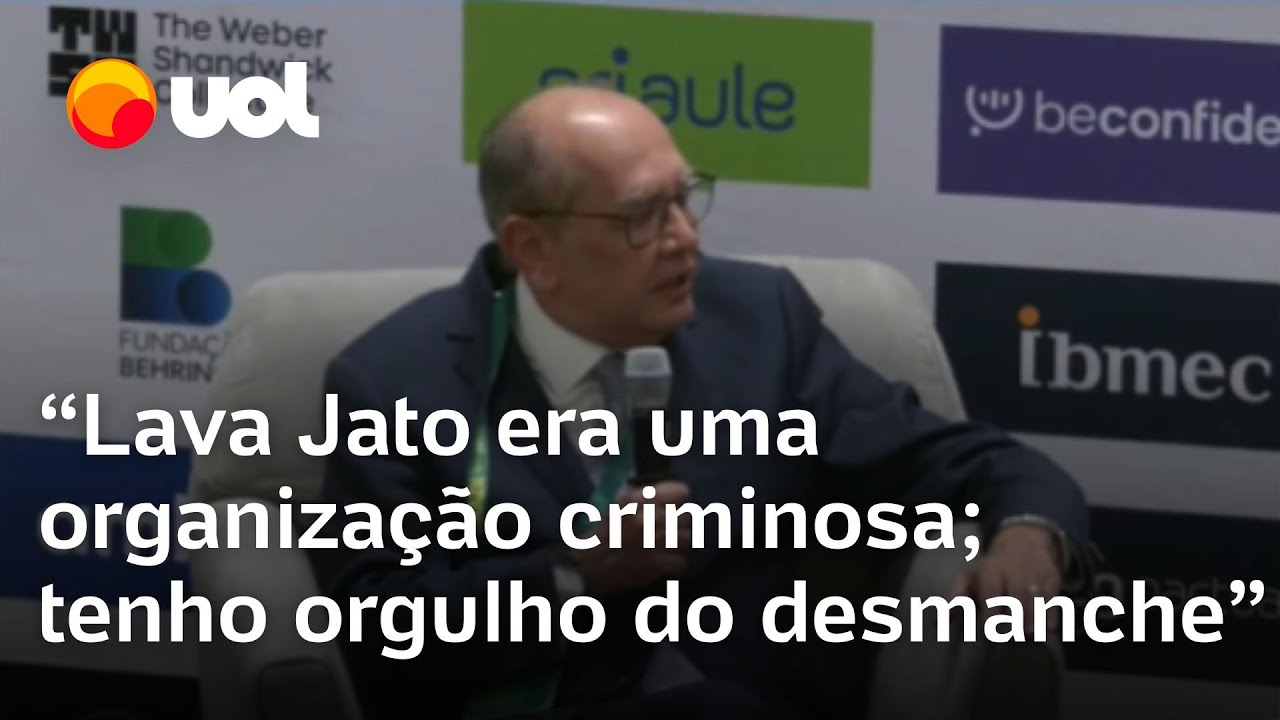 Gilmar Mendes diz que Lava Jato era organização criminosa: 'Tinham conversas que pareciam do PCC'