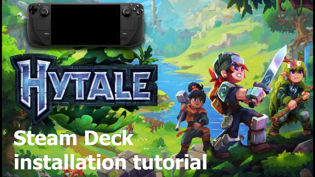 How to install Hytale on the Steam Deck (install, controls, custom icons)