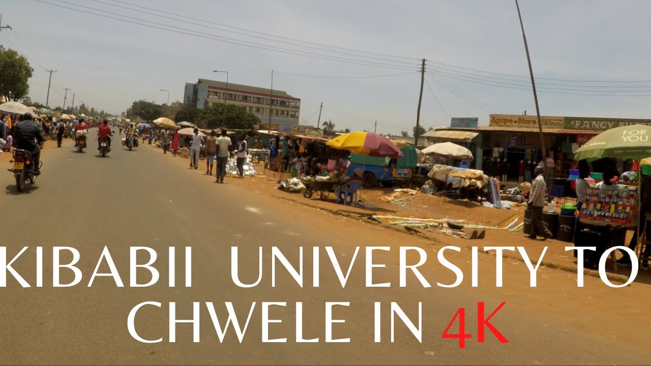 Amazing Western Kenya -  From Kibabii University in Bungoma to Chwele town on a motorbike