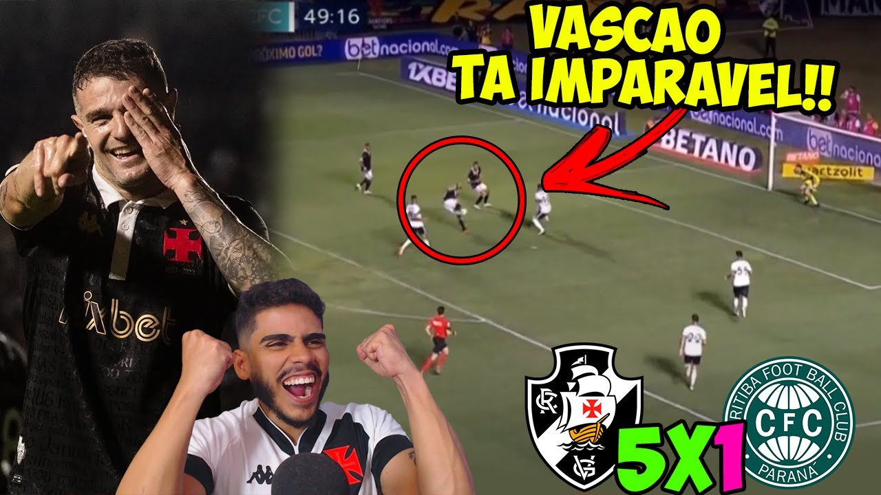 VASC&Atilde;O TA IMPARAVEL! VASCO JOGA MUITO E GOLEIA O CORITIBA! POS JOGO VASCO X CORITIBA