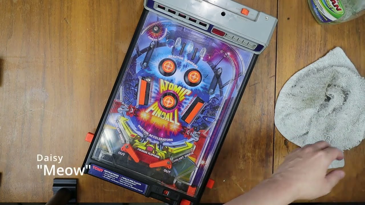 Tomy Atomic Pinball - First Time Playing