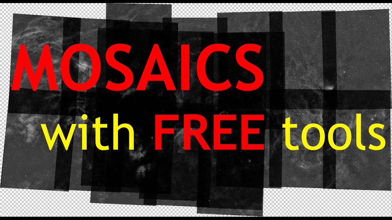 Astrophotography panaromas aka Mosaics using free software - Siril + Sirilic + ICE