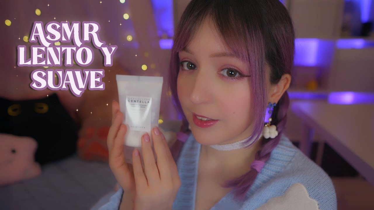 ⭐ASMR Atenci&oacute;n Personal LENTA y SUAVE para Dormir ☁️💤 | Limpieza facial relajante paso a paso