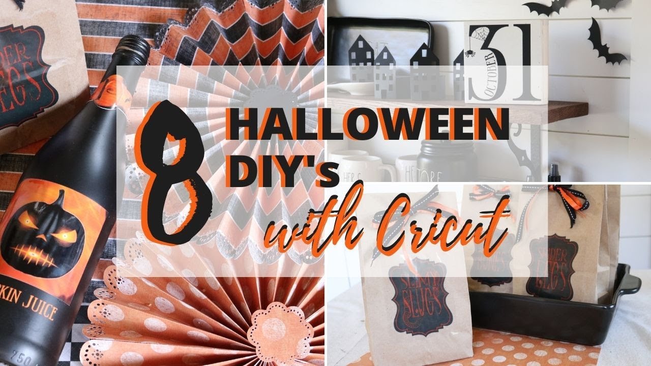 8 идей для Хэллоуина своими руками от Cricut / Простые поделки на Хэллоуин