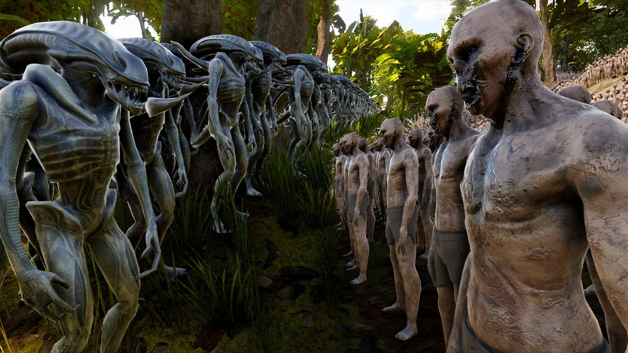 18,000 Aliens vs 1,800,000 Zombies | Ultimate Epic Battle Simulator 2 | UEBS 2