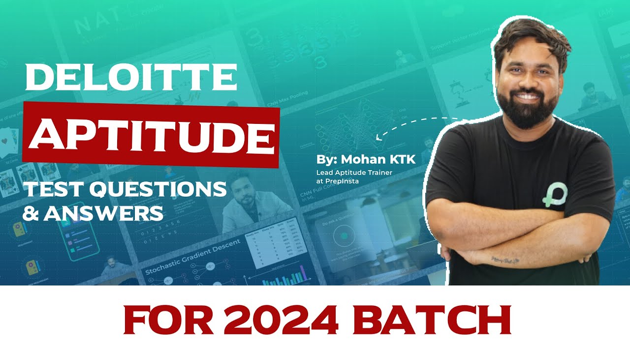 Deloitte Aptitude Questions and Answers | Online Assessment 2023-24