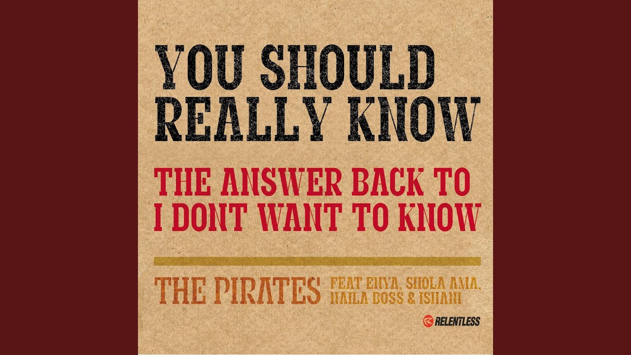You Should Really Know