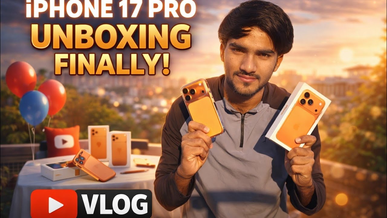 New i Phone 17 Pro Unboxing 😍 ||  Itna Khush Kabhi Nahi Huaa