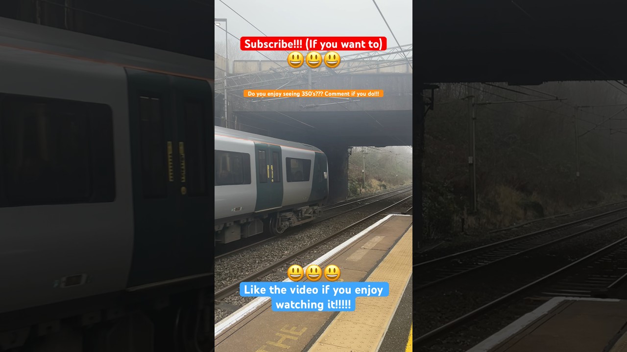 350124 w 1Y29, London Euston to B’ham New St. 😃 