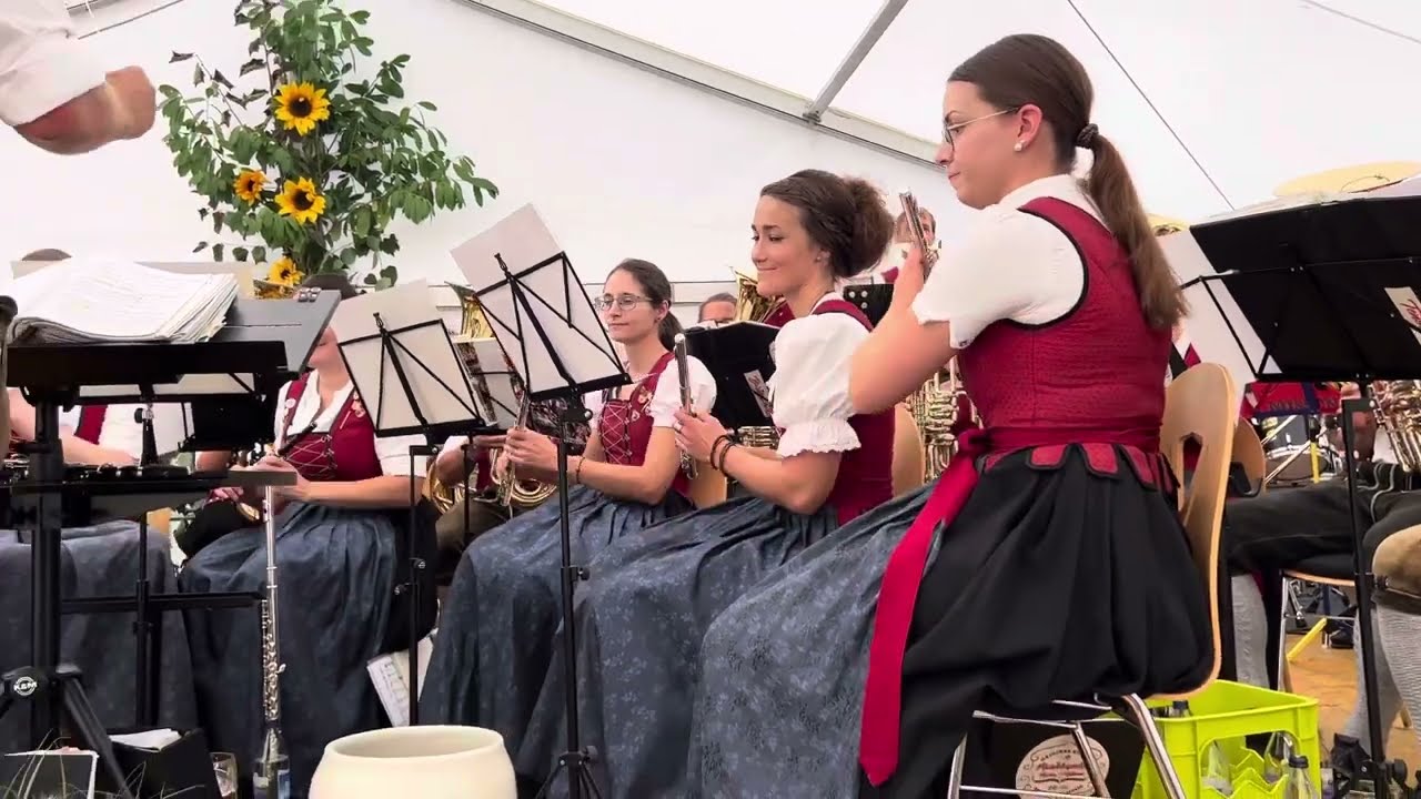 Musikkapelle Missen-Wilhams bei der Kirbe in Missen 2023, Video 1
