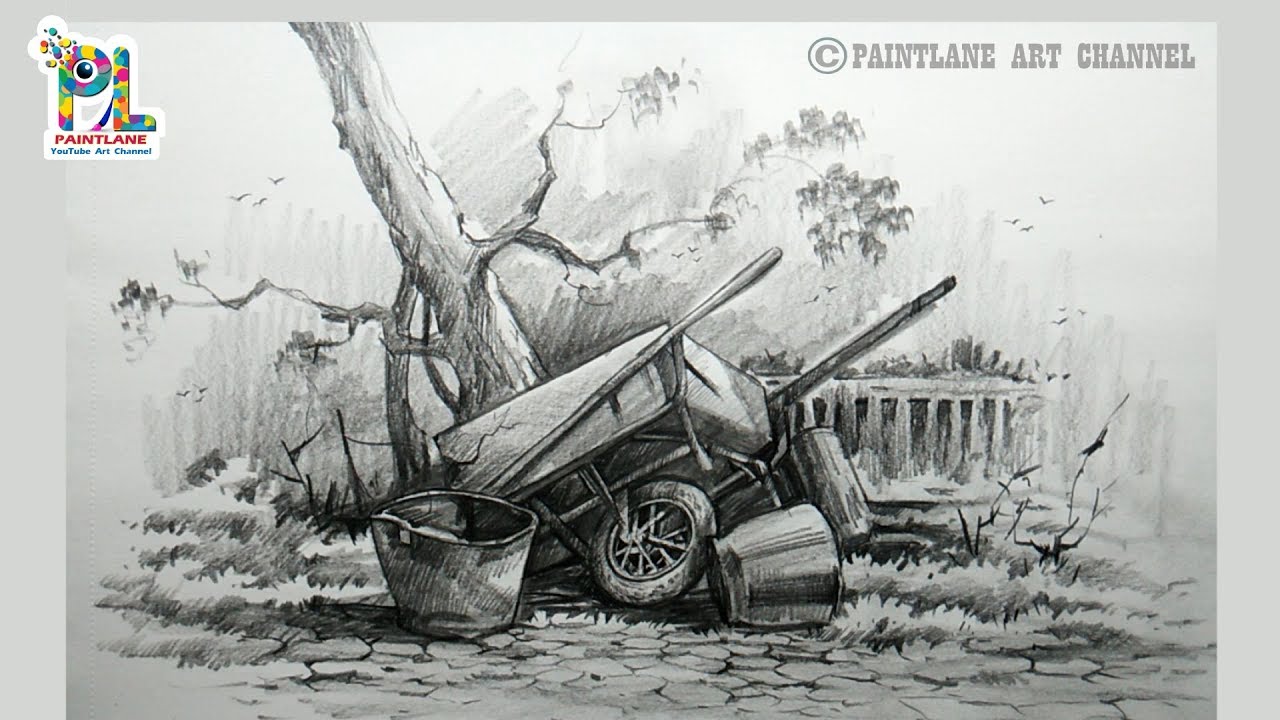 Learn Drawing and Shading with Composition Sketching Objects | Still life Art