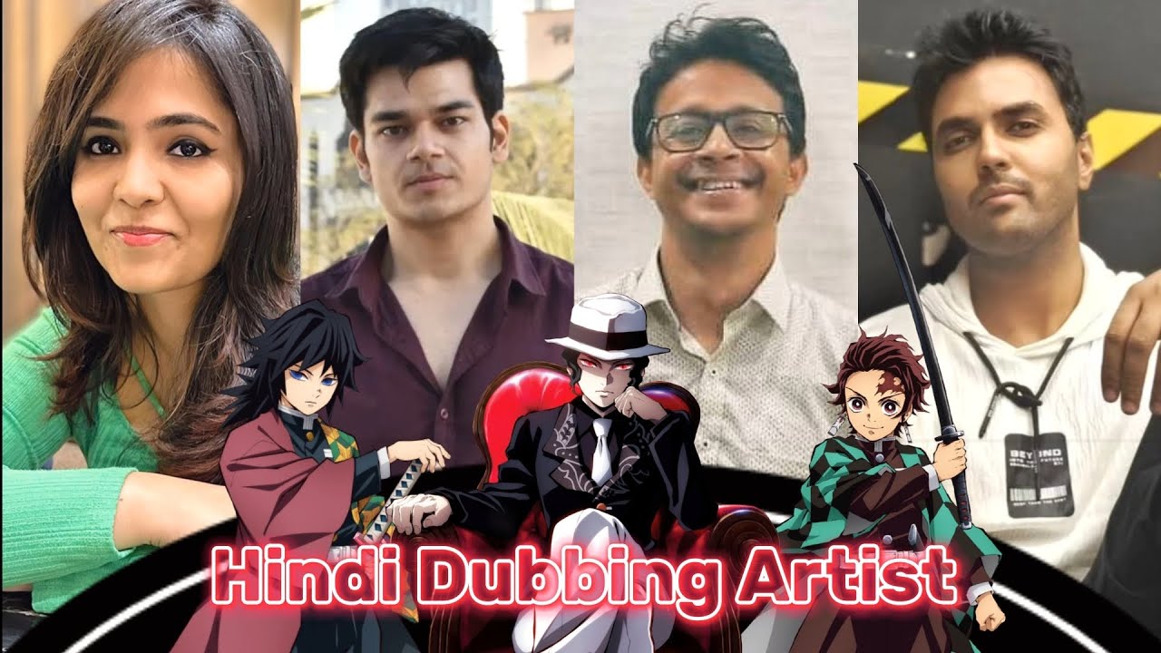 Demon Slayer Official Hindi Dubbing Artist || Jio Cinema Demon Slayer Hindi Voice Cast.