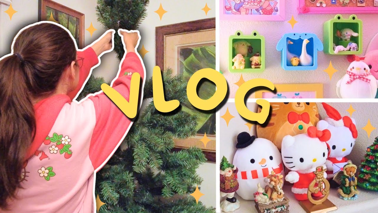 cozy festive vlog: decorating, thrifting, baking🎄✨