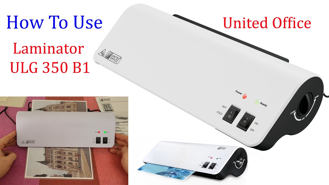 United Office Laminator ULG 350 B1 TESTING