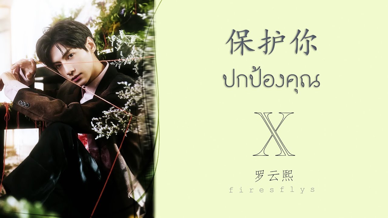 [THAISUB/PINYIN] เพลงปกป้องคุณ｜保护你｜Bao Hu Ni｜Protect You [罗云熙/Luo Yunxi/หลัวอวิ๋นซี]