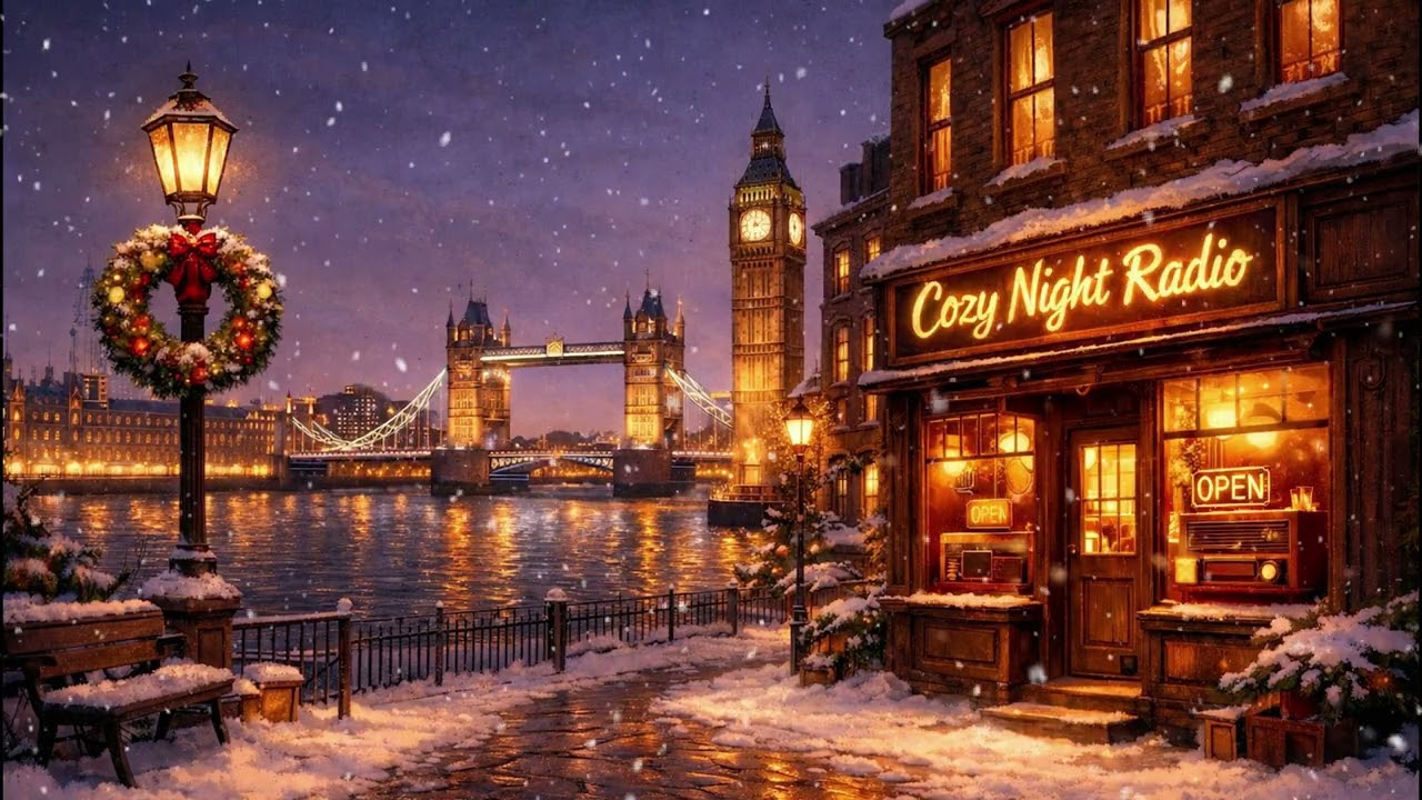 Cozy Night Radio in London | Vintage Lo-Fi Jazz 