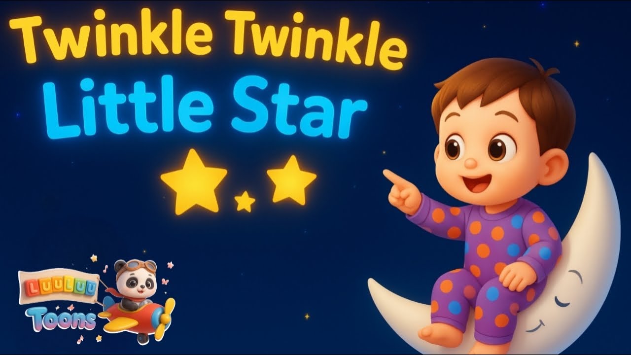 Twinkle Twinkle Little Star ⭐ | Sing-Along Nursery Rhymes & Kids Songs | LuuLuu Toons