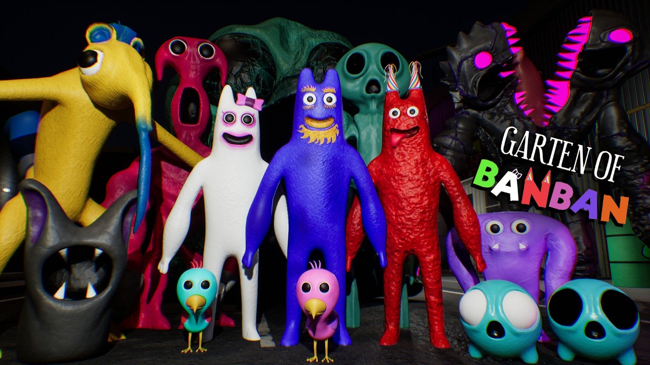 All Garten of Banban 1- 6,7,8 Family Size COMPARISON!