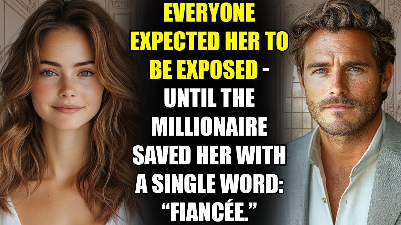Everyone Expected Her to Be Exposed - Until the MILLIONAIRE Saved Her With a Single Word: “Fiancée.”