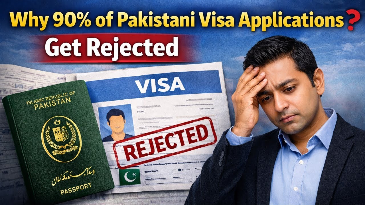 Why 90% of Pakistani Visa Applications Get Rejected | The Real Reason | Rejection Reasons Pakistan
