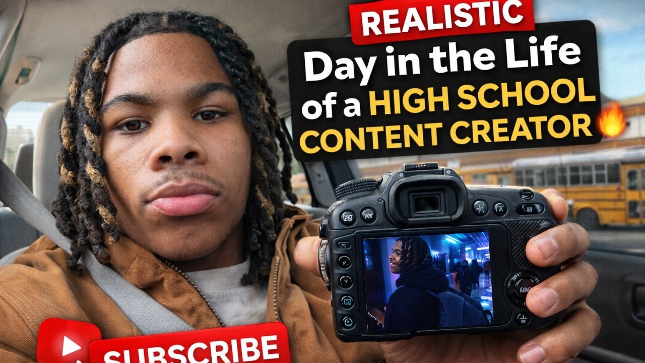 A REAL Day in the Life of a HIGH SCHOOL Content Creator (Not What You Think)