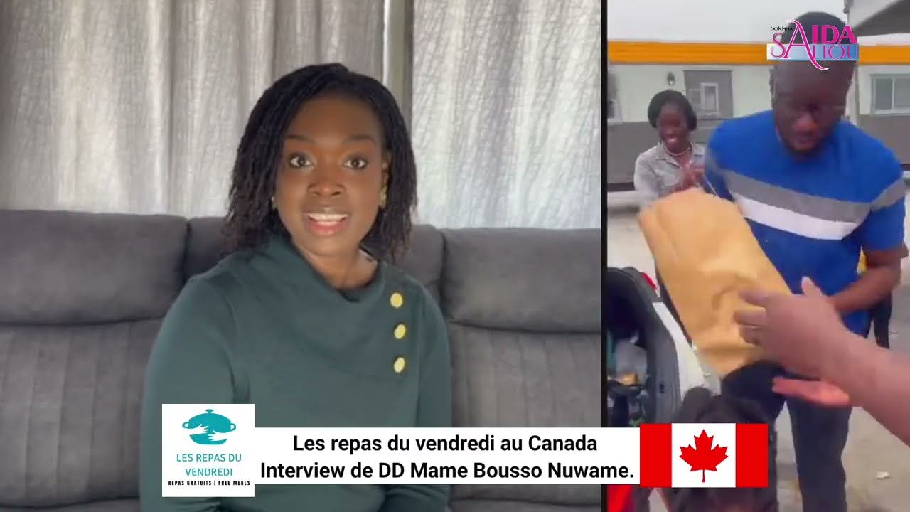🇨🇦 LES REPAS DU VENDREDI DE SOKHNA AIDA SALIOU AU CANADA : INTERVIEW DE DD MAME BOUSSO NUWAME