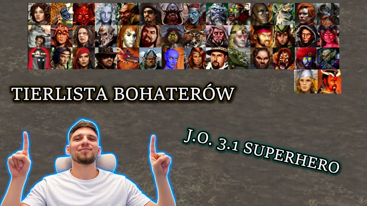 HERO TIER LIST🥇🤔J.O. SUPERHERO #heroes3 #games #gaming
