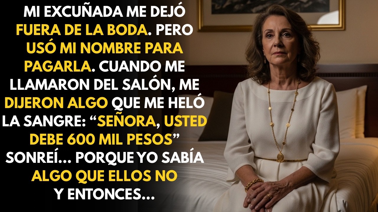 No había lugar para mí en la boda… pero sí para mi nombre en una deuda de 600 mil pesos