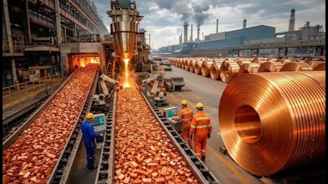 Inside The World’s Biggest Copper Factory — From Raw Rock to 99 99% Pure Copper. FACTORY_TOUR