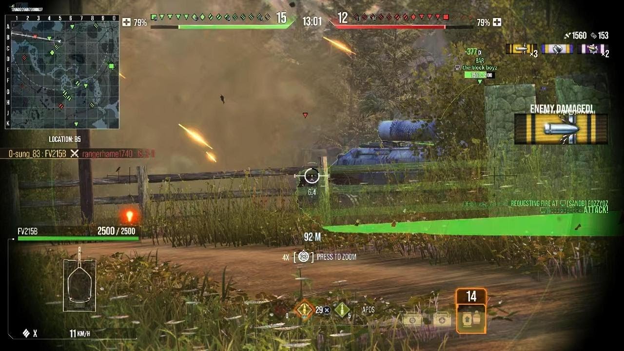 영국 헤비 215b World of Tanks 콘솔 ps5