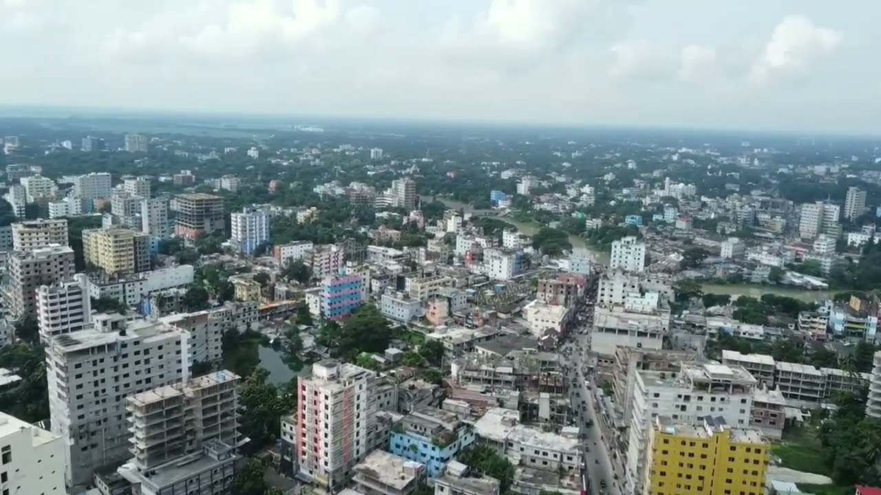 পাখির চোখে ফরিদপুর শহর 🔥😲