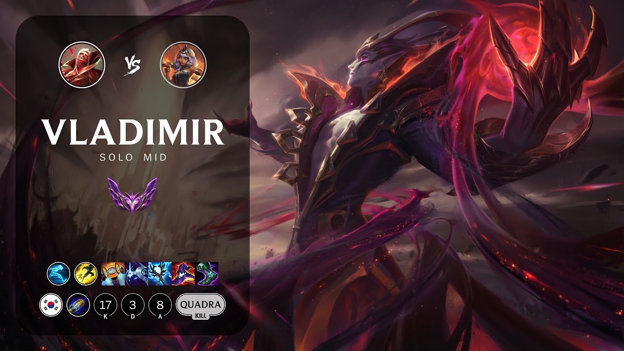 Vladimir Mid vs Qiyana - KR Master Patch 14.7