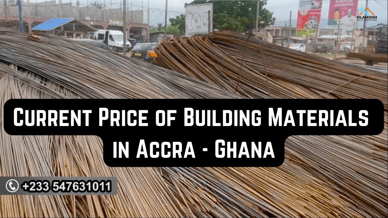 Prices of Iron Rods, Cement & Wood in Ghana | Construction Essentials 2024!