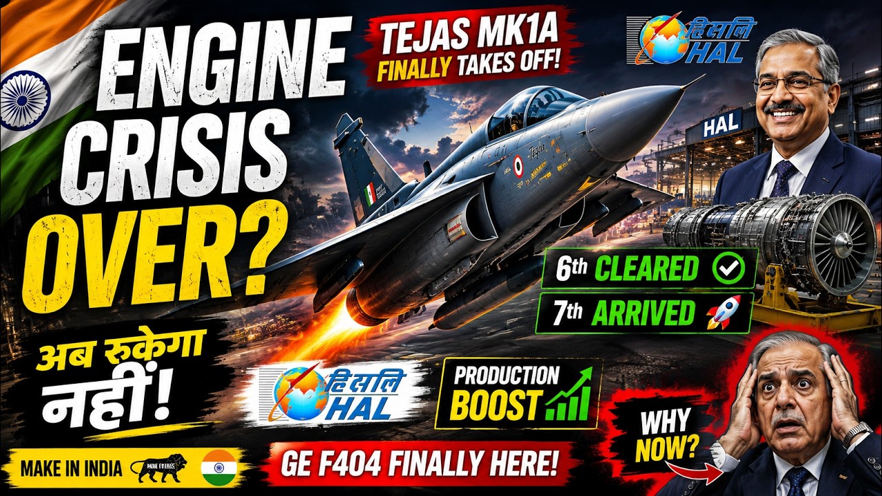 Tejas Mk1A FINALLY Takes Off! 😱 HAL Ends GE404 Engine Crisis?