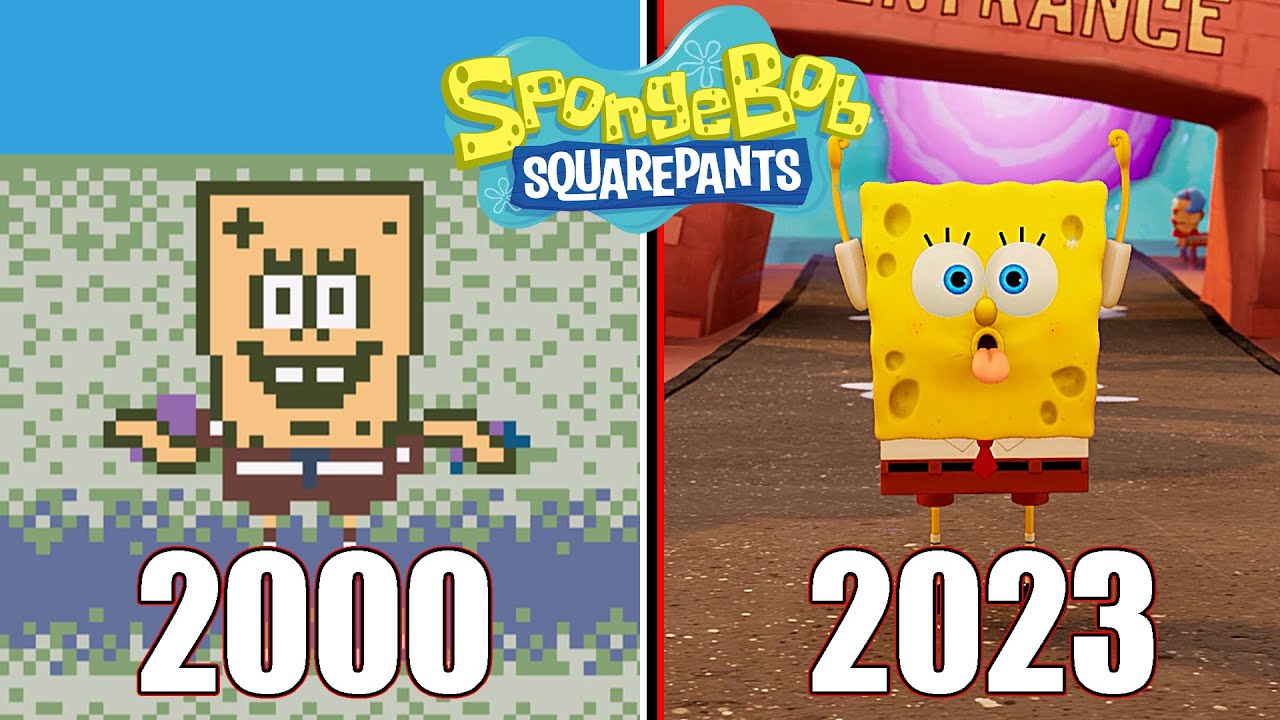SpongeBob SquarePants Games Evolution (2000 - 2023)