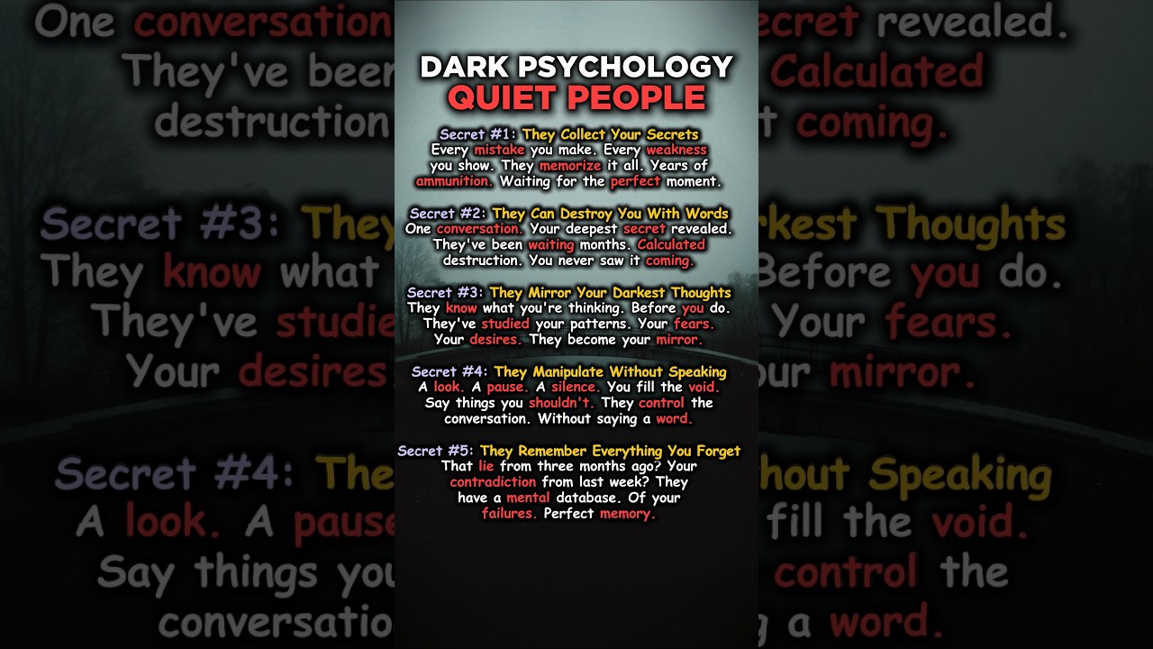 The Silent Power: Why Quiet People Are The Most Dangerous